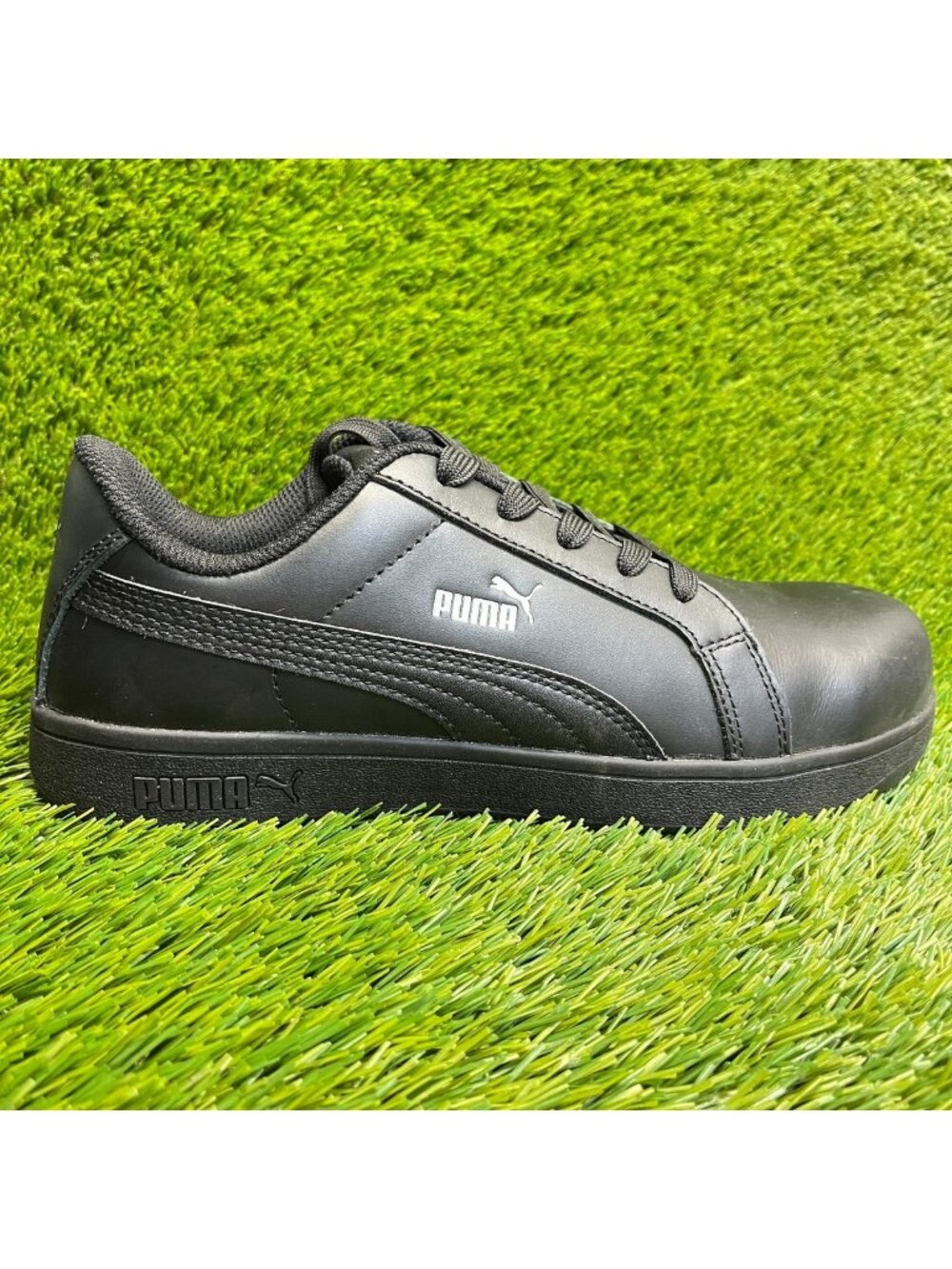 Puma Iconic Womens Size 9 Black Safety Composite Toe Work Shoes Sneakers